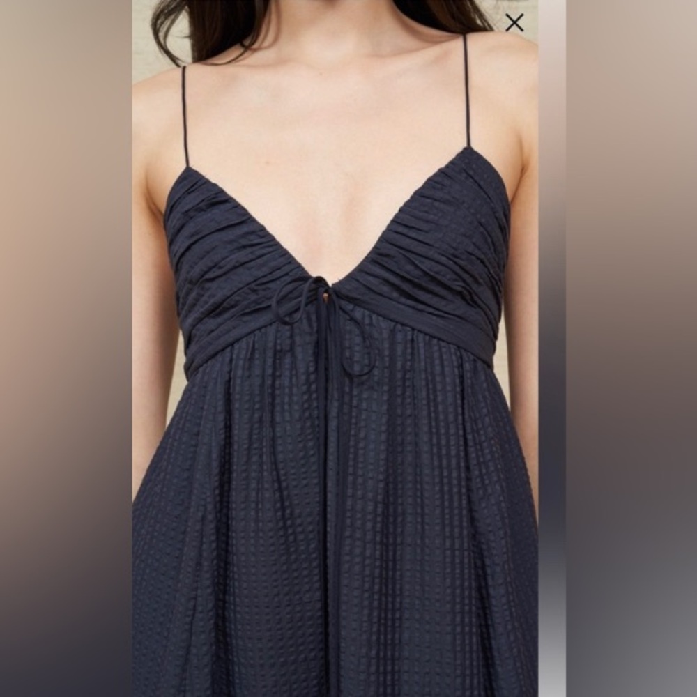 La Ligne Capucine Dress In Navy NWOT - Picture 2 of 9